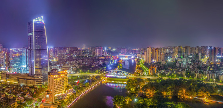 中山市夜色江景