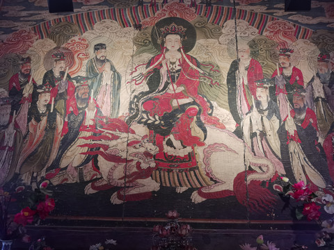 地藏菩萨壁画