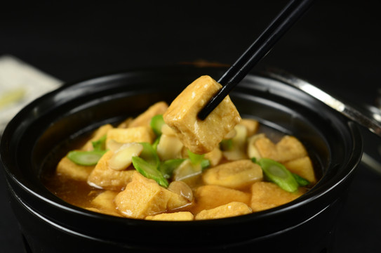 松茸虾汤豆腐