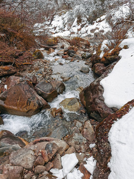 冰雪小溪