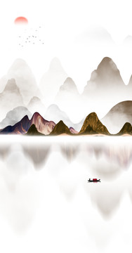 新中式山水