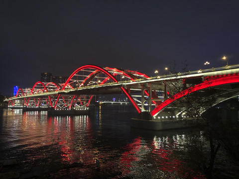 柳州夜景彩虹桥