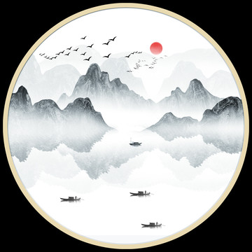 水墨画