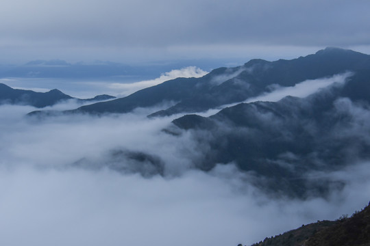 轿顶山云海