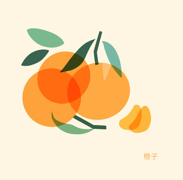 橙子花纹