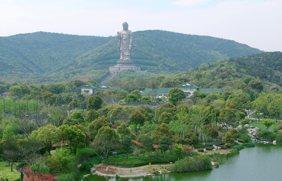 无锡灵山大佛远景