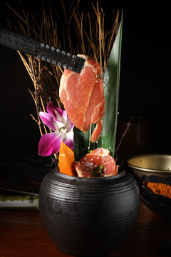 腌罐梅花肉