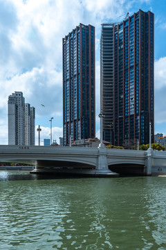 上海南苏州路苏州河风光