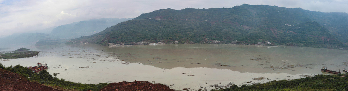 金沙江向家坝水电站库区自然景观