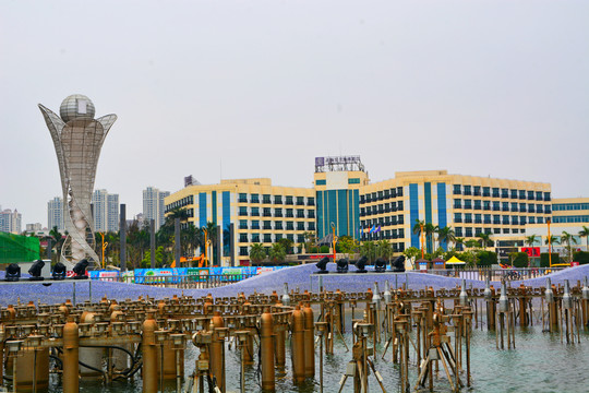 海滨建筑风景