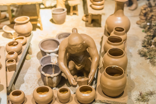 古代古人生产陶瓷