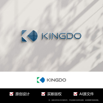 英文字母KD标志logo