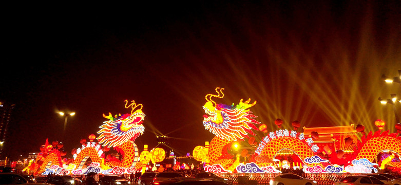 西安南门春节灯会