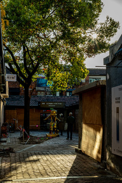 上海田子坊街区街景