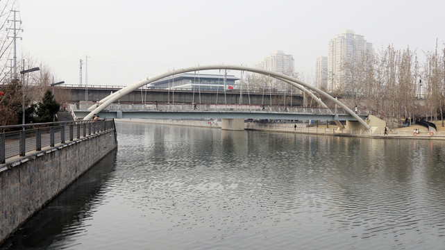 北京城市风光通惠河