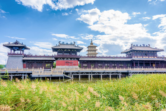 中国山西大同云冈石窟灵岩寺