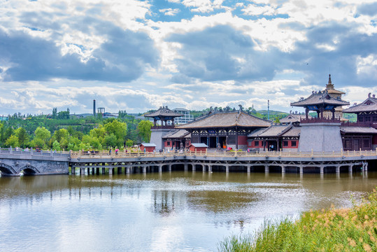 中国山西大同云冈石窟灵岩寺