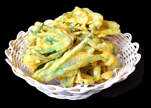 椒盐菠菜根