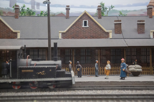 老车站模型
