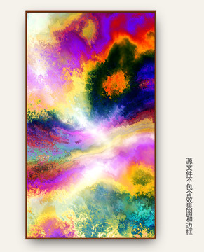 抽象油画