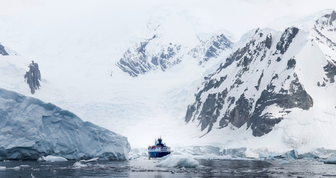 南极冰川冰山图片