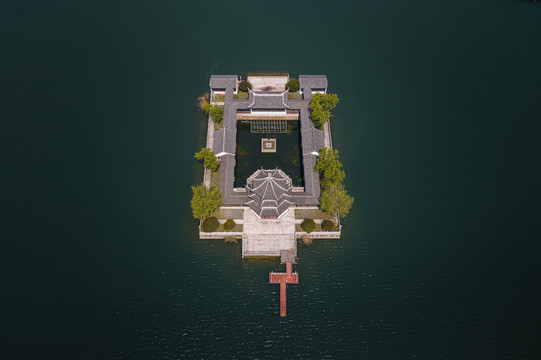 苏州石湖景区自然风光