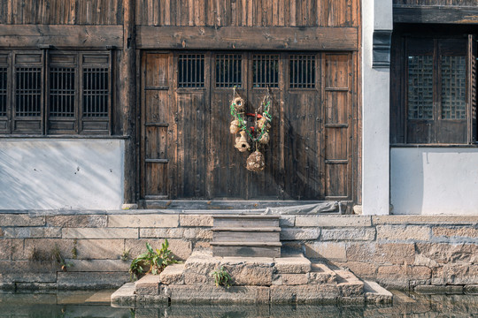 黎里震泽古镇建筑和风景