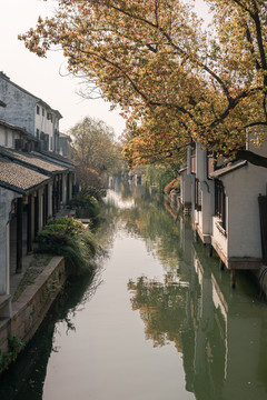 黎里震泽古镇建筑和风景