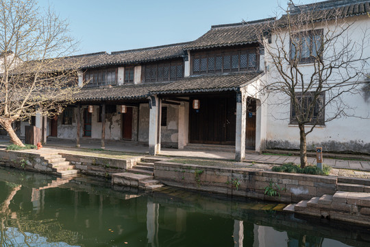 黎里震泽古镇建筑和风景