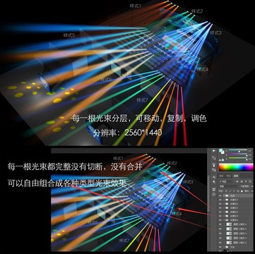 舞台光束灯合集