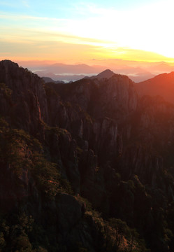 黄山日出