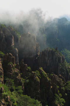 黄山奇峰怪石