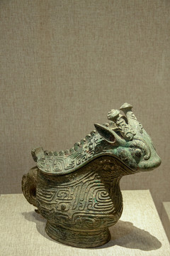 河南博物院藏品长子口铜簋形觥