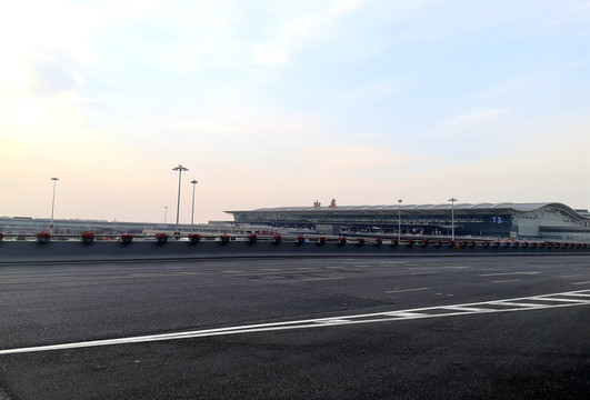 西安机场清晨