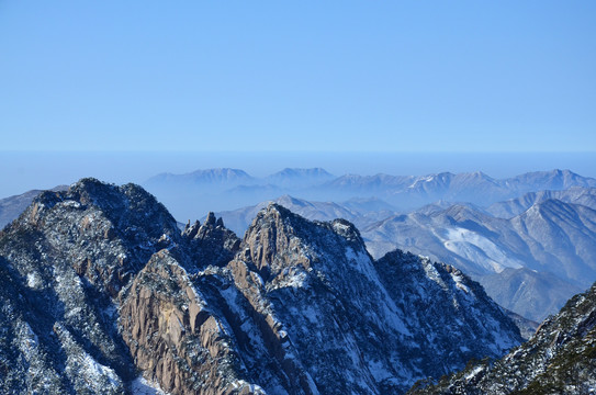 雪后黄山