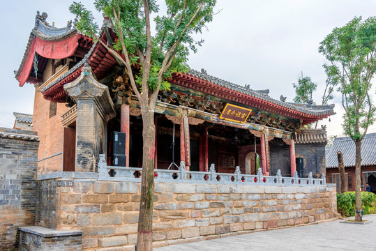 中国山西忻州古城关帝庙戏台