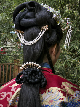 汉服美女发饰