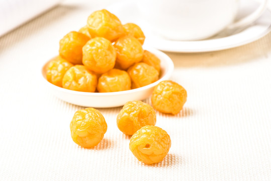 黄色果脯蜜饯珍珠梅