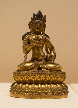 明代藏族金刚萨埵铜像