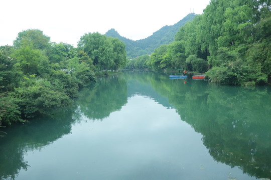 山水河流自然风光