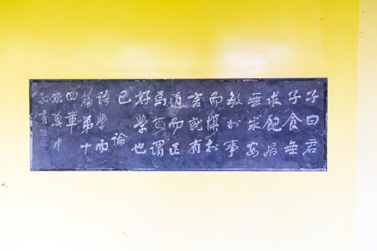 遂溪孔子文化城孔庙回廊石刻