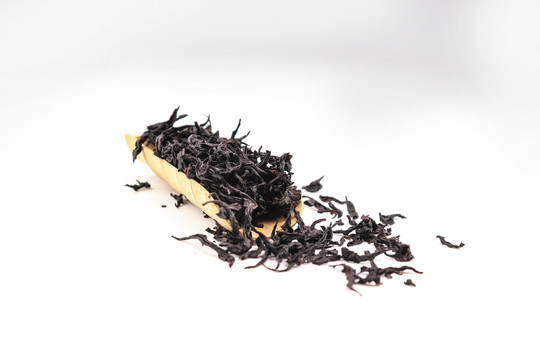 大红袍茶叶特写