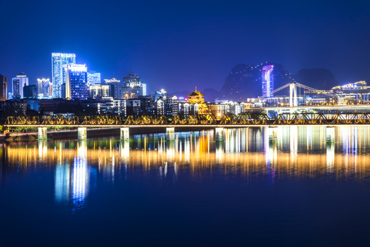 柳州柳江夜景