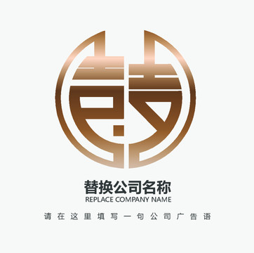 鼓字LOGO设计