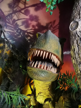 恐龙博物馆霸王龙模型