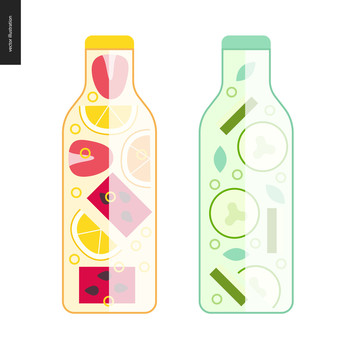 水果饮料创意设计插图