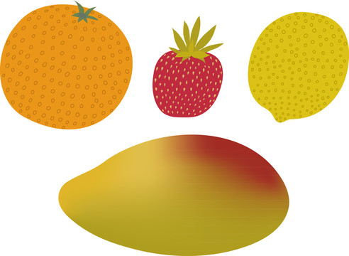 水果创意设计插图
