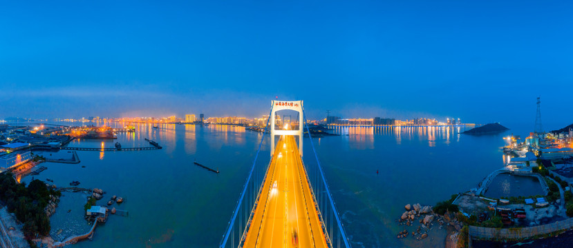 汕头海湾大桥夜景