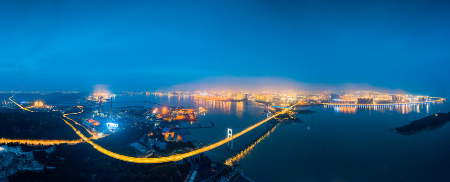 汕头海湾大桥夜景