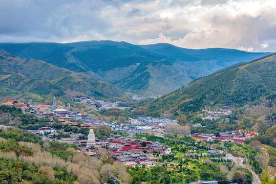 中国山西忻州五台山风光